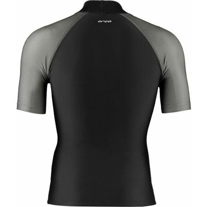 2024 Orca Mens Bossa Short Sleeve Rash Vest MAA1 - Black